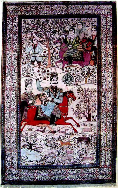 Bahram Gur's Hunting Ground
Place and Date of Weaving: Kashan, 19th Century CE
Location: Carpet Museum of Iran