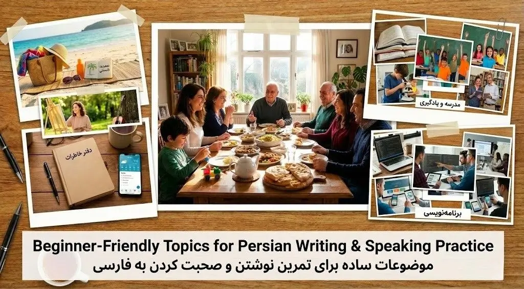 Persian Writing Topics for Beginners