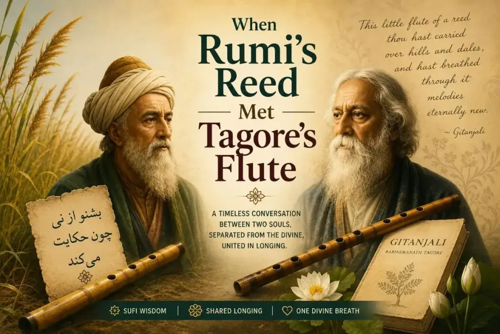 When Rumi's Reed Met Tagore's Flute